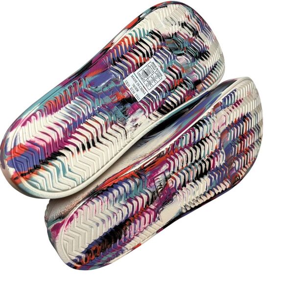 NEW Hunter White Marble In/Out Bloom Clogs US‎ 12 EU 44 Slip-on Algae Foam Multi - Picture 8 of 10